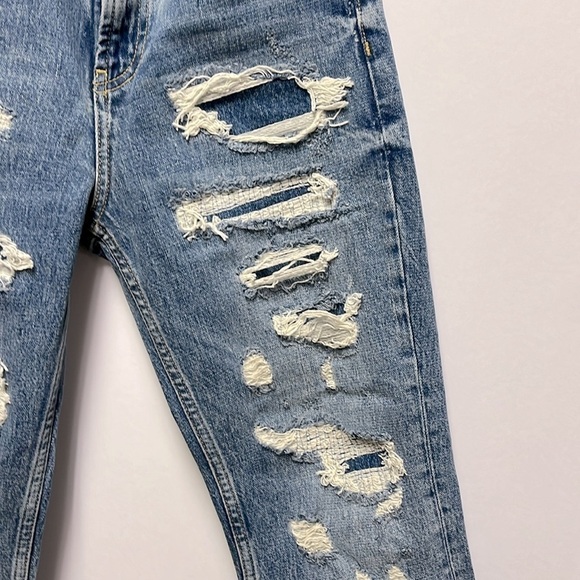 Zara “The HW Kick” Raw Hem Jeans - Picture 2 of 4
